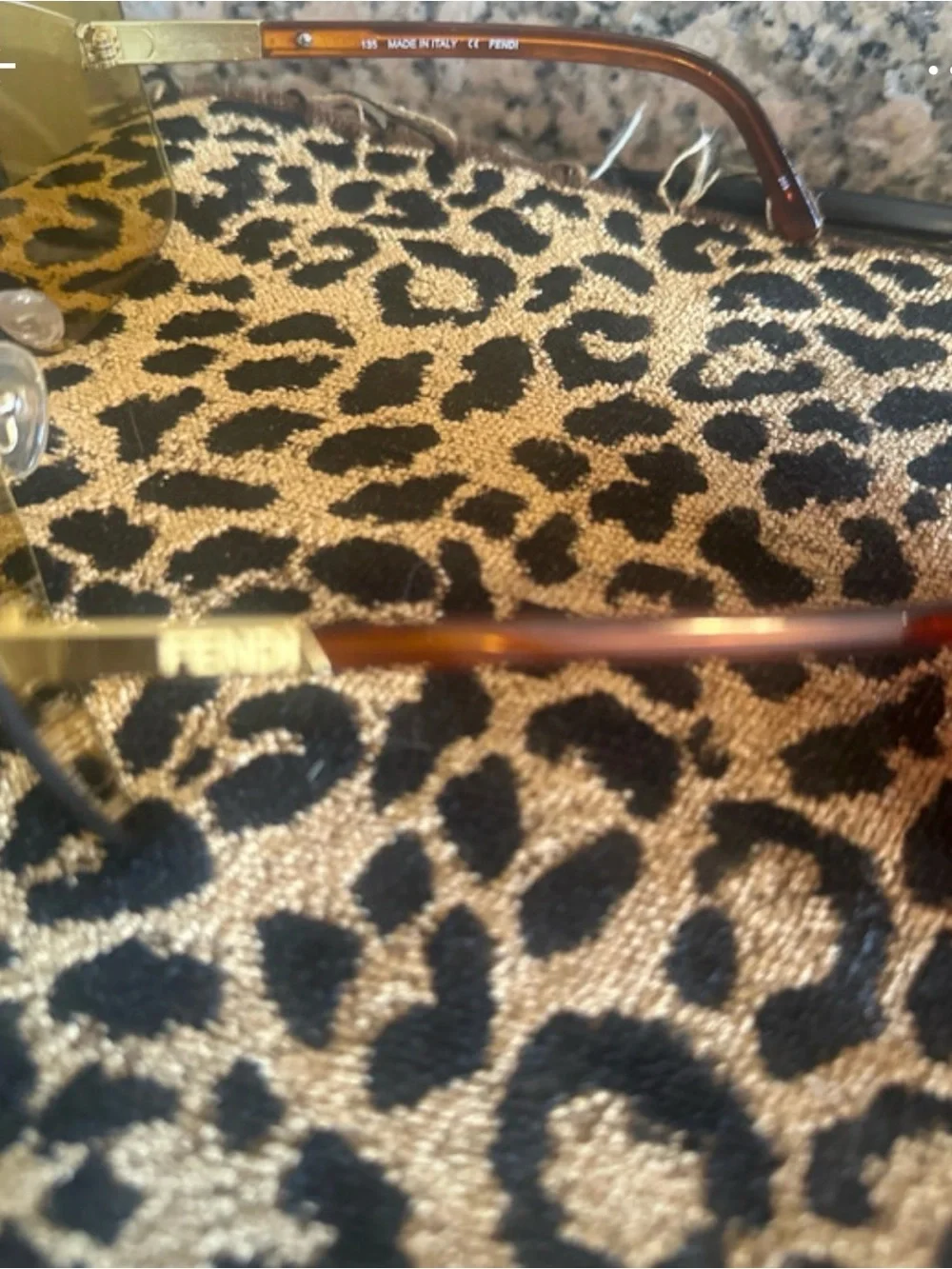 Beautiful Brand New FENDI BUTTERFLY 🦋 SUNGLASSES WITH YELLOW LENS